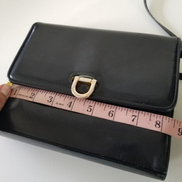 Vintage Frenchy of California | Pewter Leather Clutch Purse - Picture 8 of 11